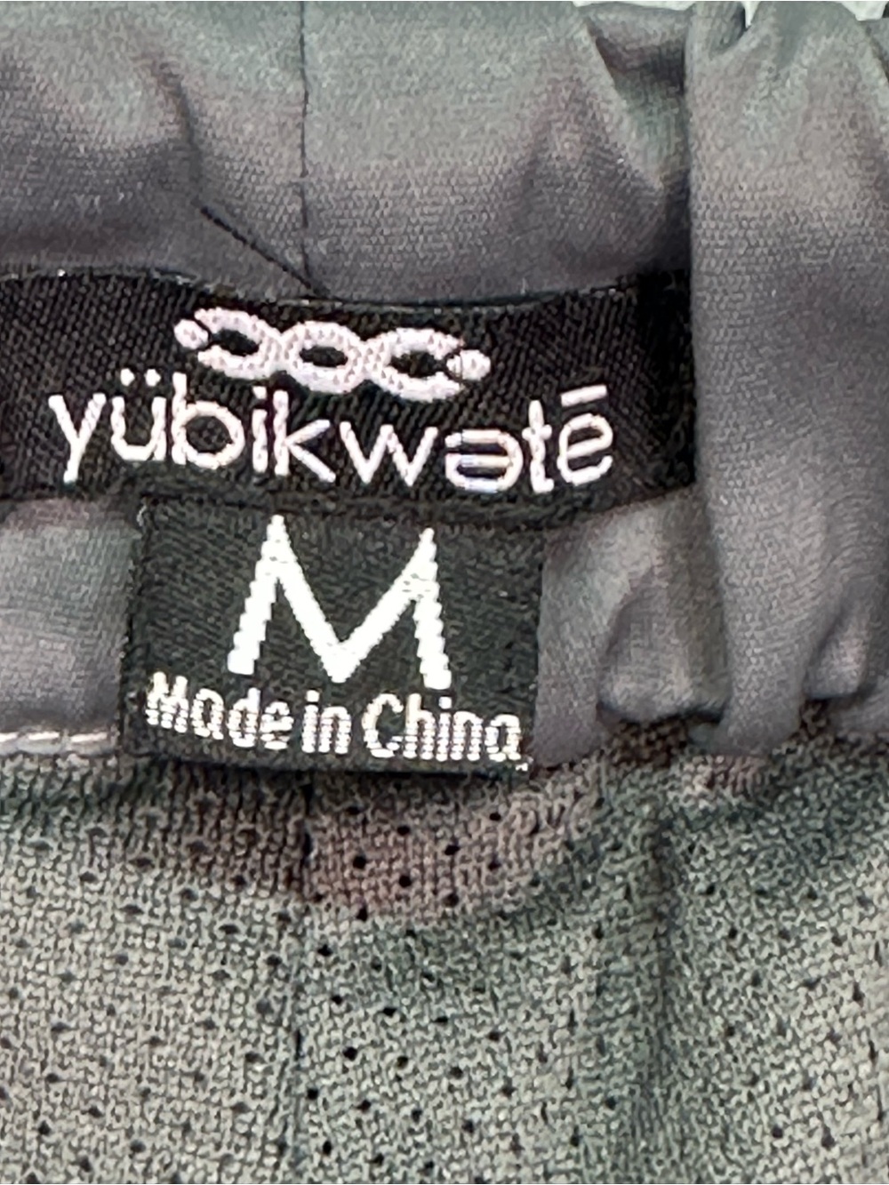 Yubikwate Men's Green Gray Lightweight Joggers with Patch Detail Size Medium - Picture 10 of 14